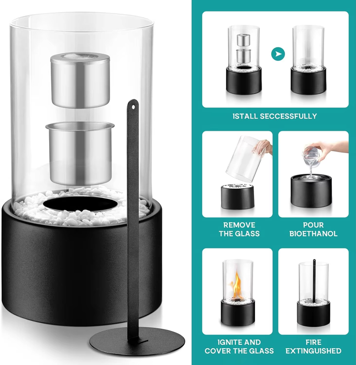 Chimenea de Mesa Portátil