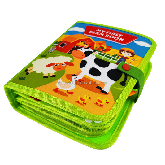 Libro Sensorial Educativo 3D de Granja