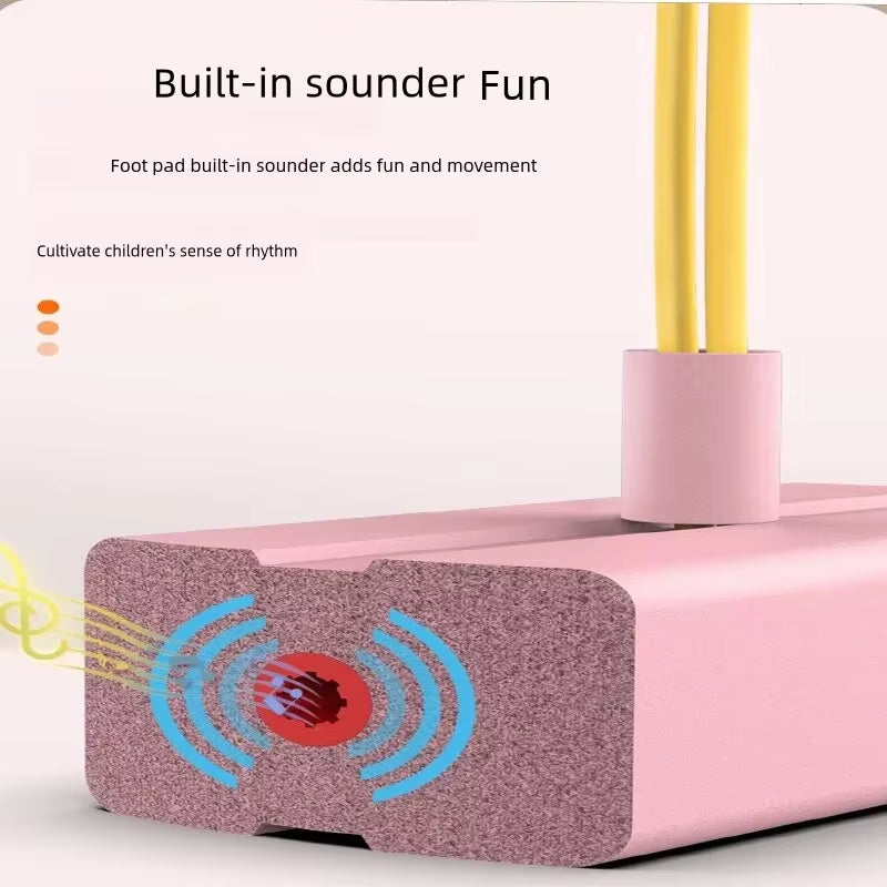 TABLA DE EQUILIBRIO PARA SALTOS DE RANA – JUGUETE DE FITNESS AL AIRE LIBRE CON SONIDO DE REBOTE