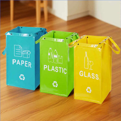 Cubo de basura tejido en PP