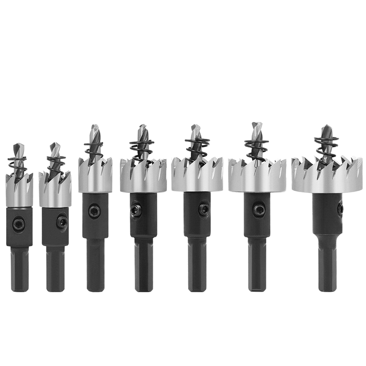 Juego de 5 Brocas de Sierra HSS (16–30 mm)
