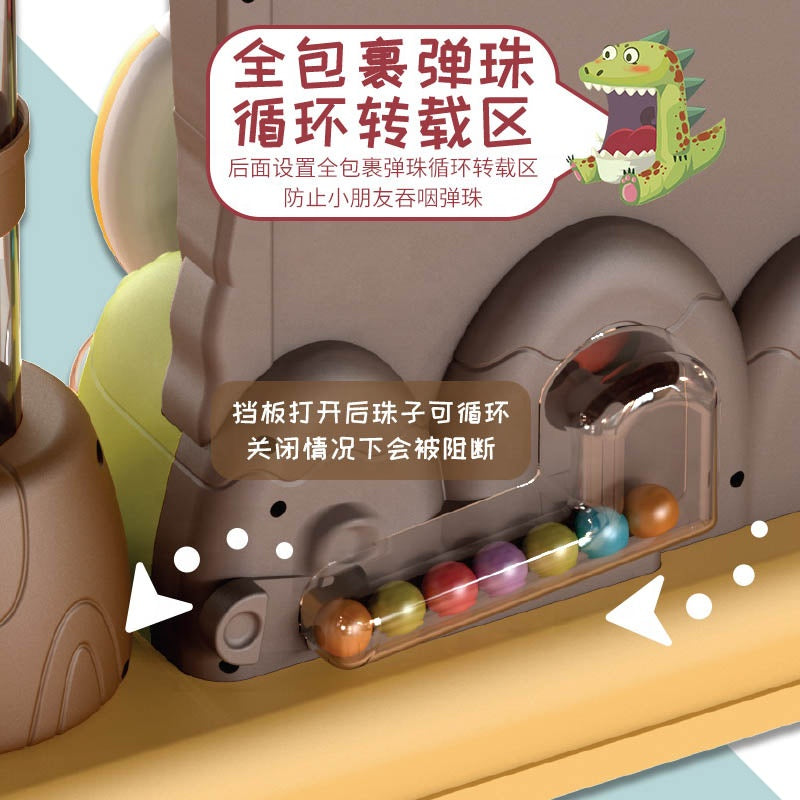 🦖🎯✨ Juego de Pelota de Dinosaurios para Niños | Máquina de Pelotas para Atrapar el Castillo | Juguete Educativo de Entrenamiento de Reacción