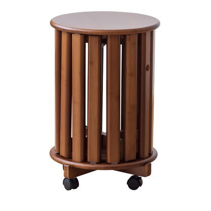 Taburete Redondo de Bambú