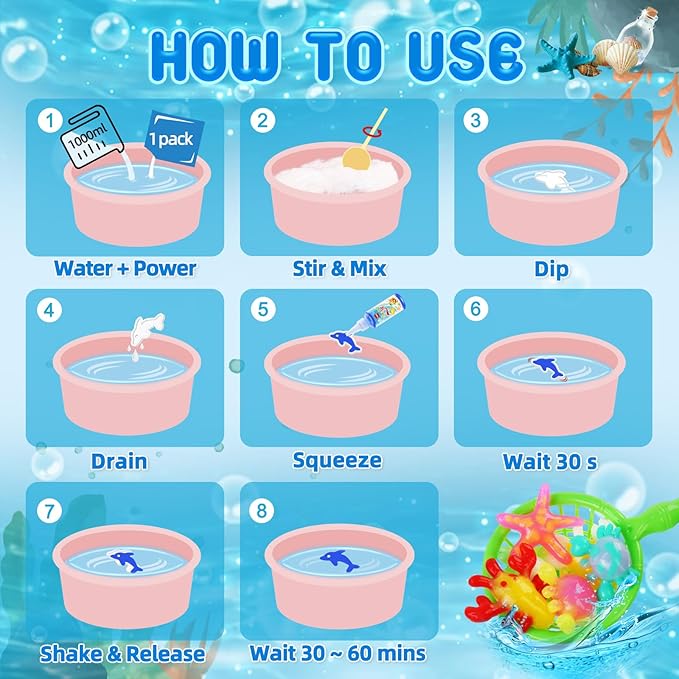 Kit de Juguete de Elfo de Agua Mágico