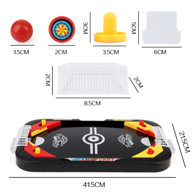 Mesa de Juego Interactivo 2 en 1 Portátil – Fútbol y Hockey