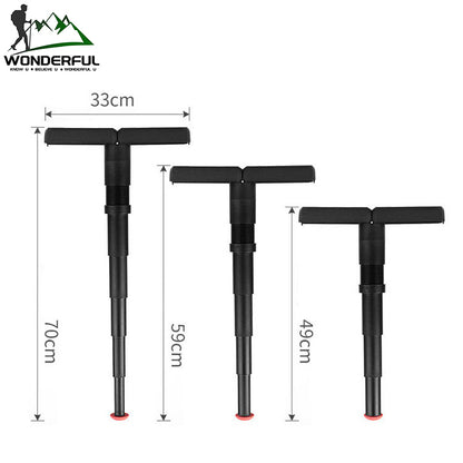 Silla Plegable Portátil 2 en 1 – Bastón Telescópico para Sentarse o Estar de Pie