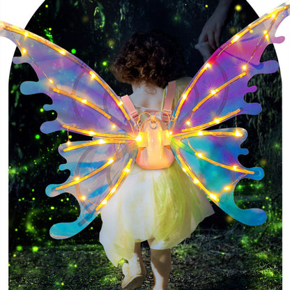 Alas de Mariposa Eléctricas con Luces LED para Niñas