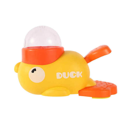 Dispensador Interactivo de Comida para mascotas en forma de Pato,