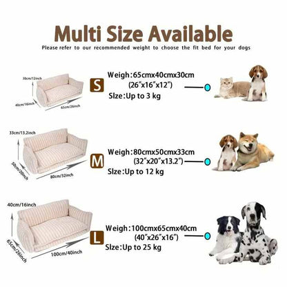 sofá cama extraíble y lavable para mascotas