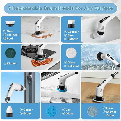 Cepillo de Limpieza Eléctrico Giratorio 360°