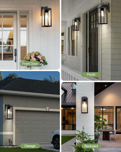Cabezal de puerta con lámpara de pared de cristal LED