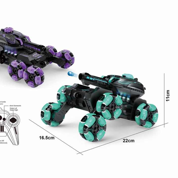 TANQUE RC CONTROLADO POR GESTOS