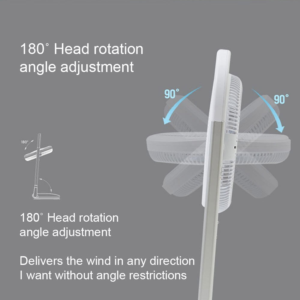 Ventilador de Pedestal Eléctrico Plegable
