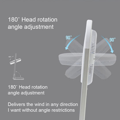 Ventilador de Pedestal Eléctrico Plegable