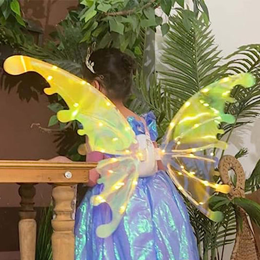 Alas de Mariposa Eléctricas con Luces LED para Niñas