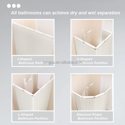 cortina de ducha de poliéster impermeable