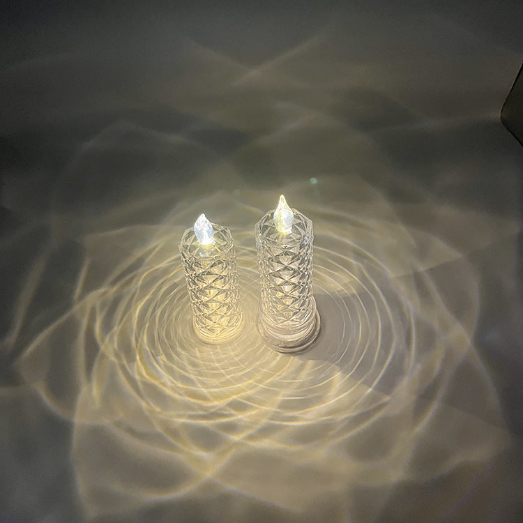 Velas sin Llama Pilar para Momentos Románticos