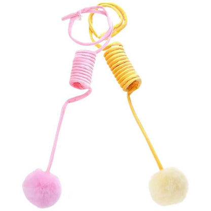 Juguete Interactivo con Cuerda Elástica y Bola con Resorte