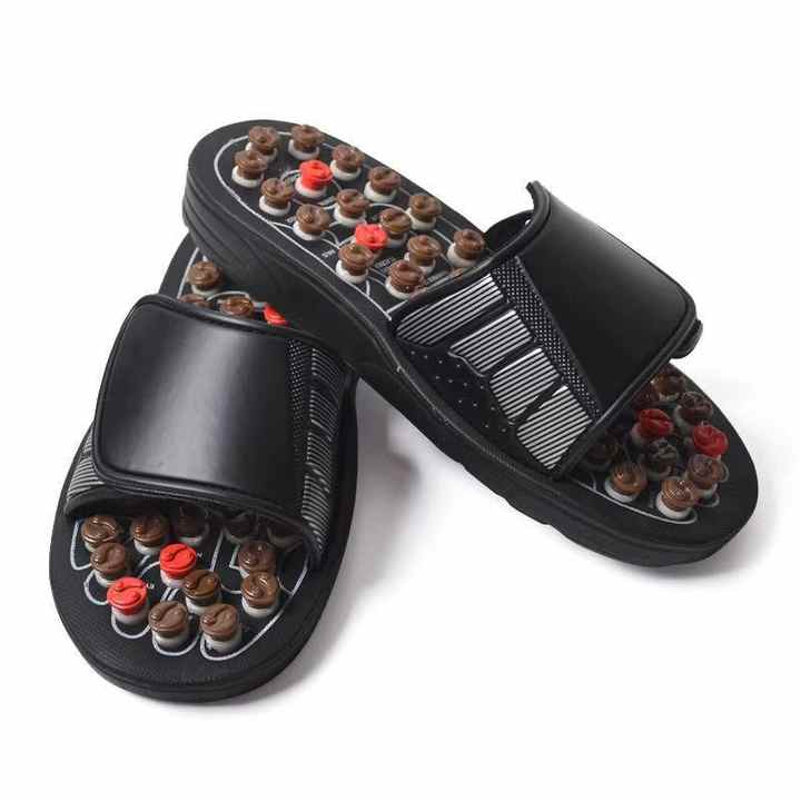 zapatillas de acupresión y reflexología podal
