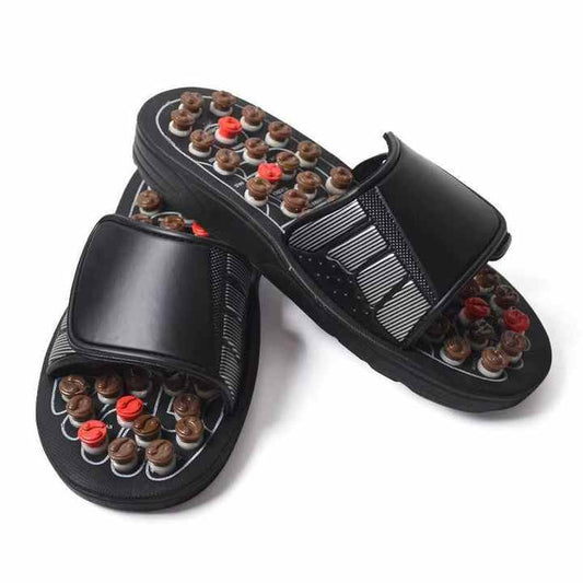 zapatillas de acupresión y reflexología podal