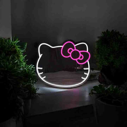 ESPEJO HELLO KITTY LED NEÓN