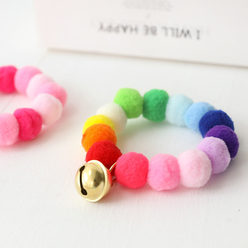 Collar de Pompón para Gatos y Perros