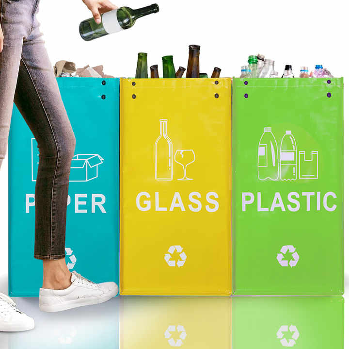 Cubo de basura tejido en PP