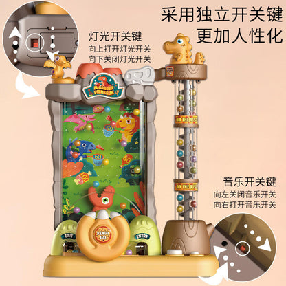 🦖🎯✨ Juego de Pelota de Dinosaurios para Niños | Máquina de Pelotas para Atrapar el Castillo | Juguete Educativo de Entrenamiento de Reacción