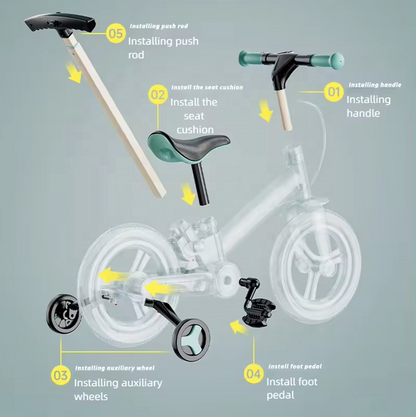 Triciclo Plegable para Niños