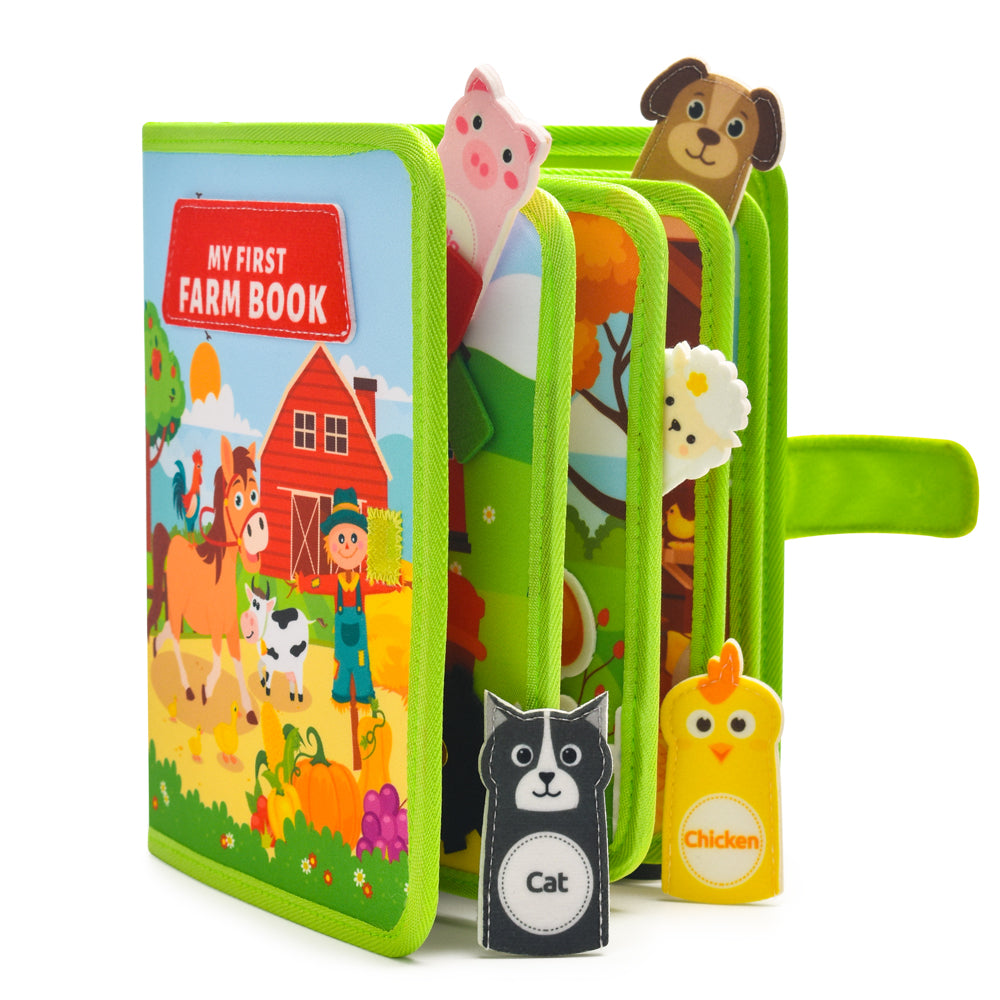 Libro Sensorial Educativo 3D de Granja