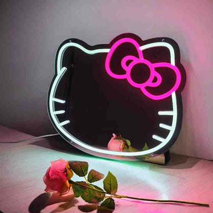 ESPEJO HELLO KITTY LED NEÓN