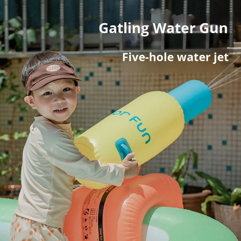 Piscina Inflable Plegable Grande con Tobogán y Parasol – Parque Acuático para Niños y Adultos