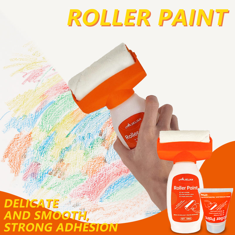 Pintura de Látex con Rodillo de Acabado Brillante