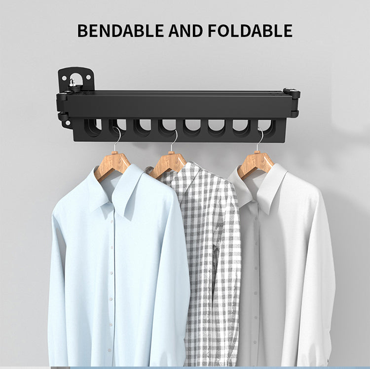 Tendedero de Ropa Plegable de Metal para Pared