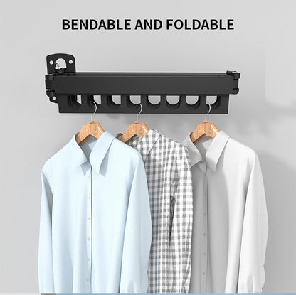 Tendedero de Ropa Plegable de Metal para Pared