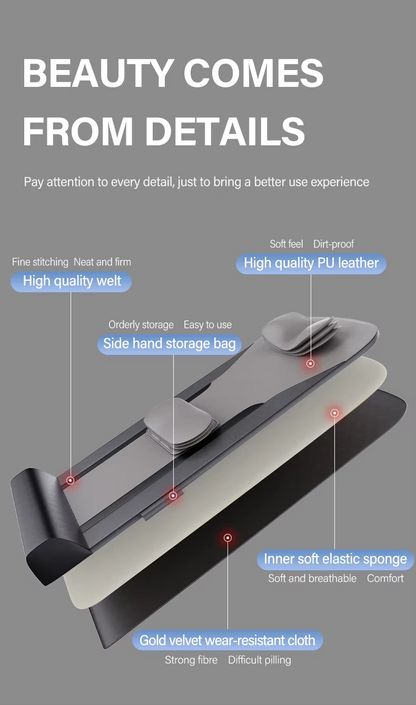 Colchón de Masaje Eléctrico con Vibración, Shiatsu, Calefacción y Airbags