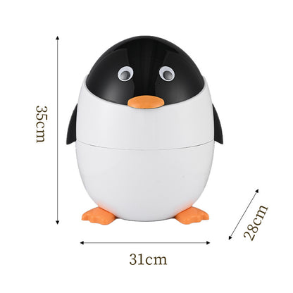 Bote de Basura – Diseño de Pingüino