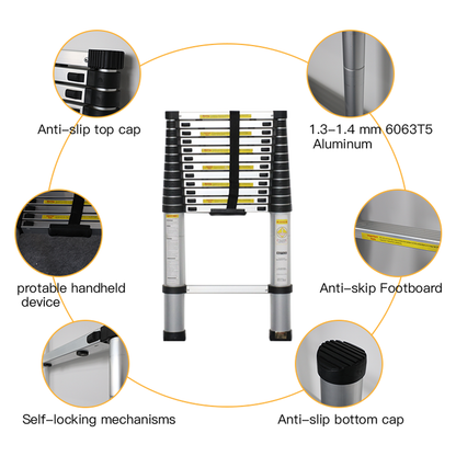 ESCALERA PLEGABLE MULTIFUNCIONAL