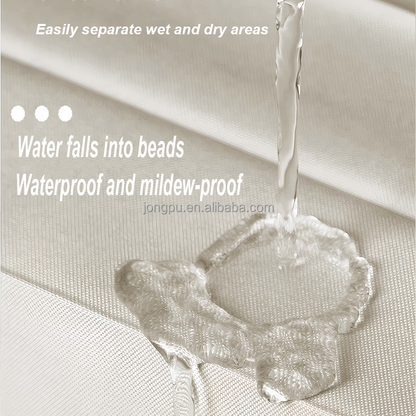 cortina de ducha de poliéster impermeable