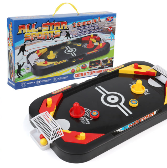 Mesa de Juego Interactivo 2 en 1 Portátil – Fútbol y Hockey