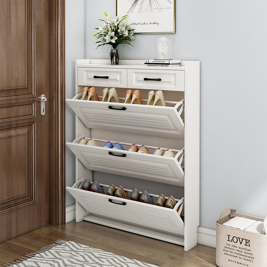 ZAPATERO MODERNO MDF CON CUBO ABATIBLE – AHORRA ESPACIO PARA ENTRADA Y SALA DE ESTAR