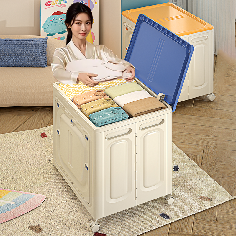 caja de Almacenamiento Plegable con Ruedas