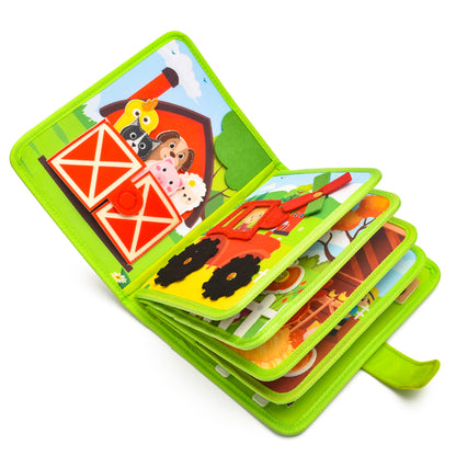 Libro Sensorial Educativo 3D de Granja