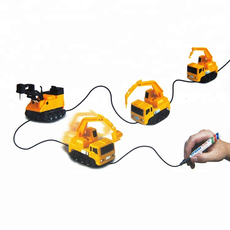 Carro Mágico Sigue la Línea Negra