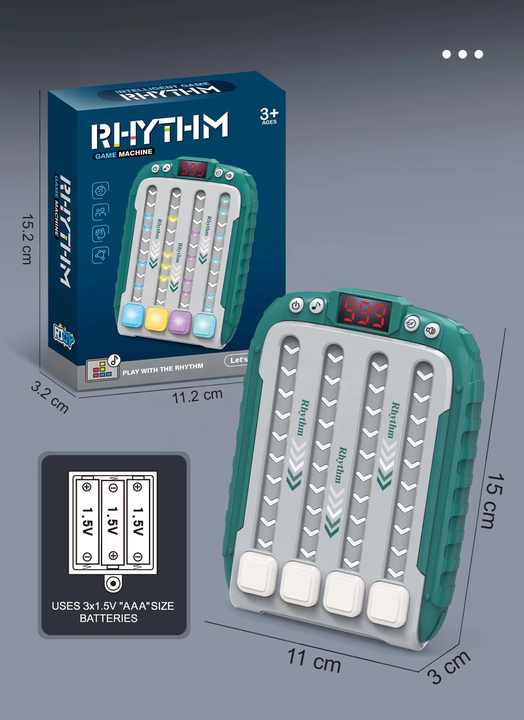 Fidget de ritmo con luces y sonido