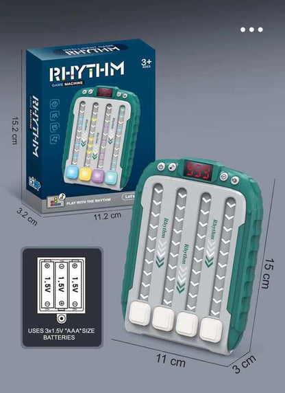 Fidget de ritmo con luces y sonido