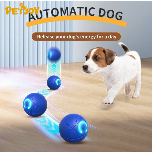 Pelota Rodante Automática Inteligente — Juguete Interactivo para Perros y Gatos