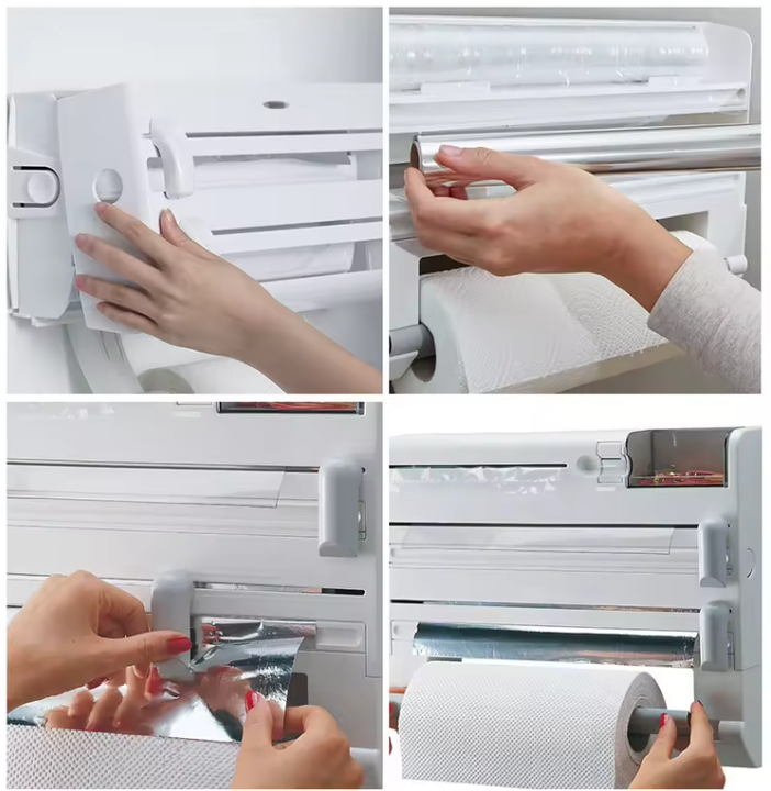Dispensador de Papel Film Multifuncional 6 en 1