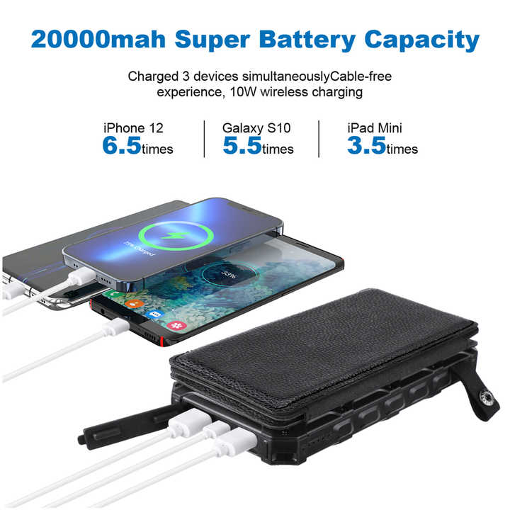BATERÍA PORTÁTIL SOLAR