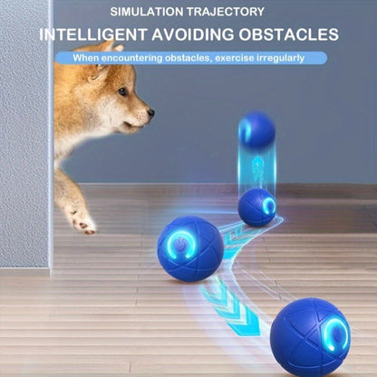Pelota Rodante Automática Inteligente — Juguete Interactivo para Perros y Gatos